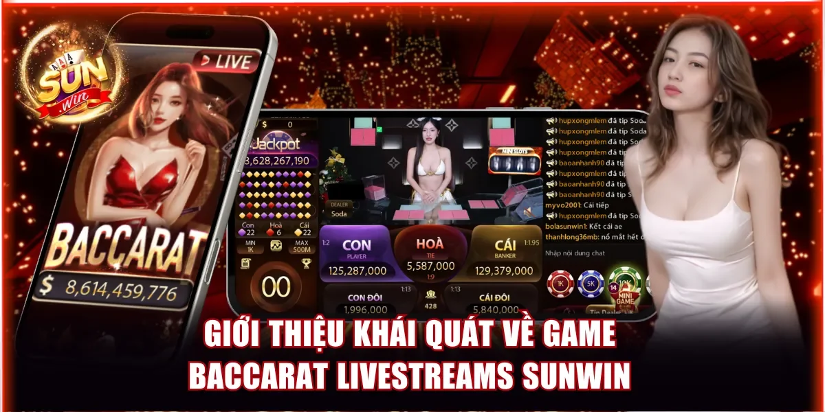 Giới thiệu khái quát về game Baccarat livestreams Sunwin