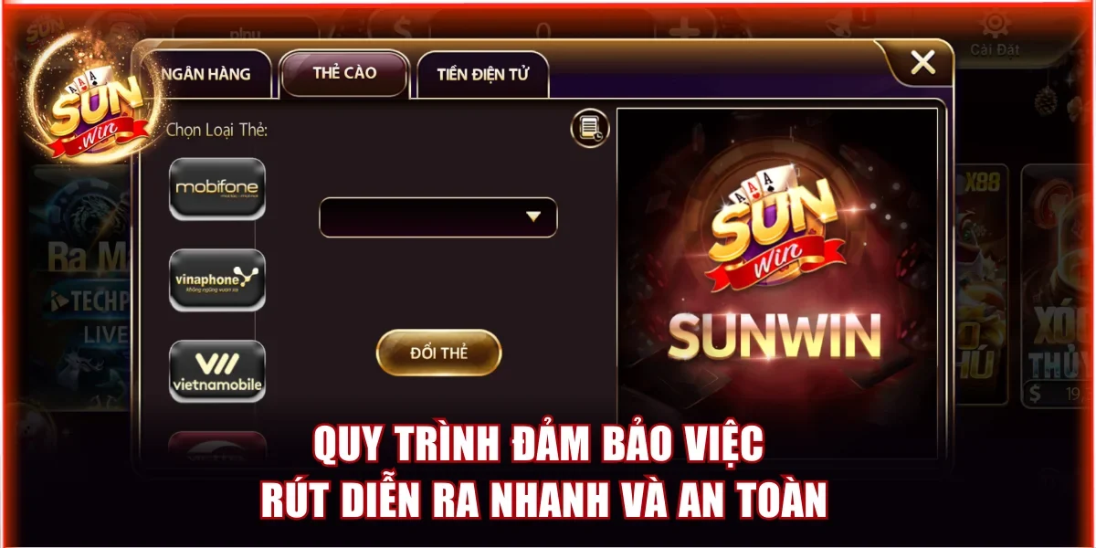 Quy trình đảm bảo việc rút diễn ra nhanh và an toàn